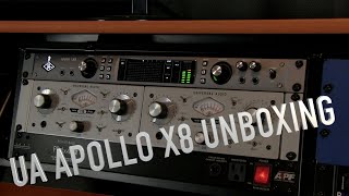 Video thumbnail for Universal Audio Apollo X8 Audio Interface Thunderbolt 3 Unboxing by Cryptic Mask Guitar