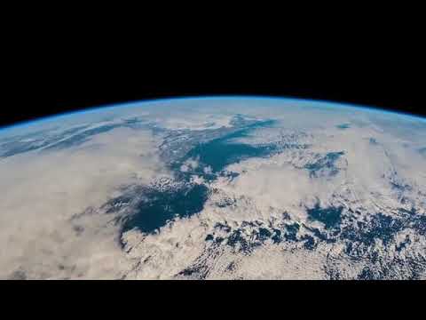 UHD 10 hours - Earth from Space & Space Wind Audio - relaxing, meditation, nature
