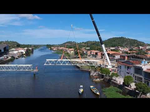 Nova passarela, Nazaré Bahia - DJI SPARK