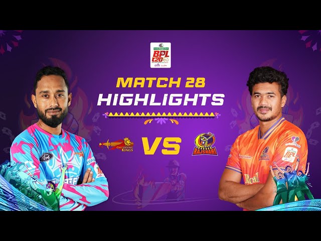 Highlights | Match 28: Durbar Rajshahi vs Chittagong Kings Highlights | Match 28: Durbar Rajshahi vs Chittagong Kings