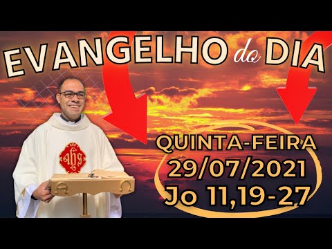 EVANGELHO DO DIA – 29/07/2021 - HOMILIA DIÁRIA – LITURGIA DE HOJE - EVANGELHO DE HOJE -PADRE GUSTAVO