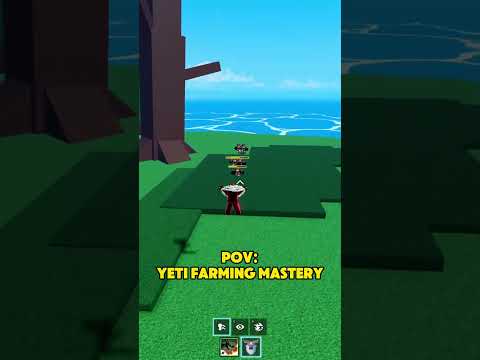 Yeti user farming mastery 💀 Blox Fruits