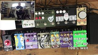Video thumbnail for Fuzzrocious Pedals - KNOB JAWN - analog + digital octave - BASS by Fuzzrocious Pedals