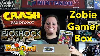 Zobie Productions Gamer Box (October 2019) Crash Bandicoot, Bioshock, Punch Out!
