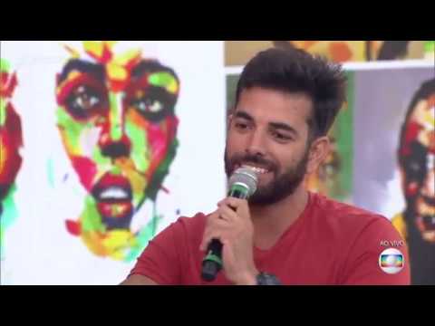 Encontro com Fátima Bernardes 11/01/2019 - Tarcísio fez uma selfie de verão que não deu certo