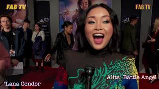 Lana Condor stuns at Alita: Battle Angel premiere video
