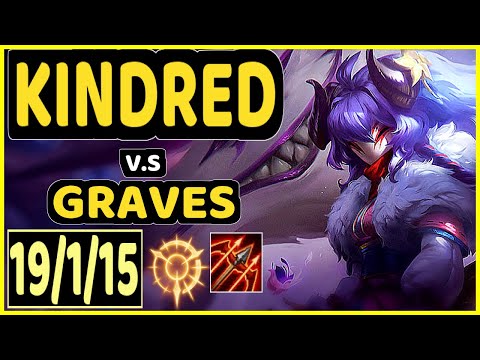 ELLIM (KINDRED) vs GRAVES - 19/1/15 KDA JUNGLE CHALLENGER GAMEPLAY - KR