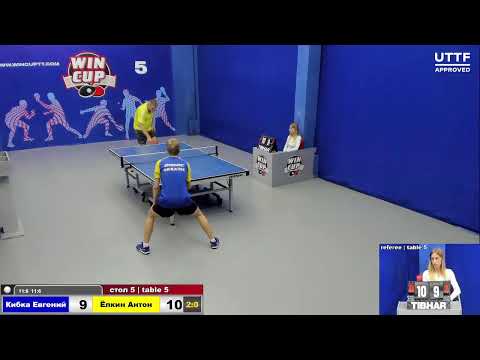 21:00 Кибка Евгений 3-1 Ёлкин Антон  cтол 5 ЮГ-3 10.09.21