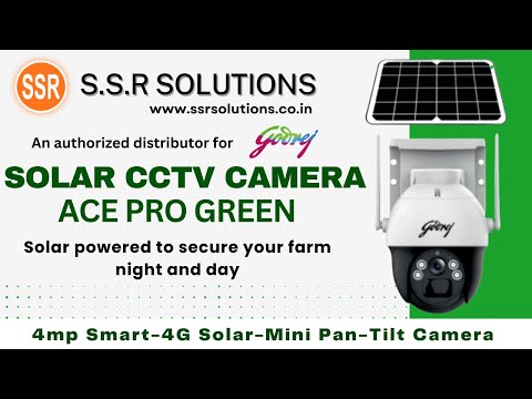 PTZ Godrej Ace Pro Solar Camera 4G