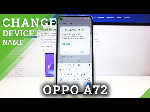 How to Change Device Name in Oppo A72 - Rename Your Android