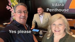 Vdara Penthouse Suite with Fountain / High Roller / Sphere View #LasVegas