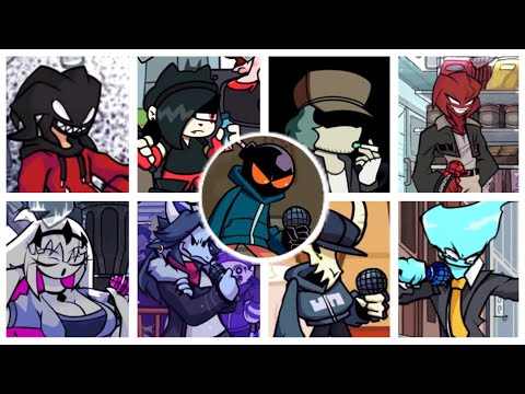 Overhead But Every Turn A Different Cover Is Used 🎶 (Overhead But Everyone Sings it) FNF Whitty Mod