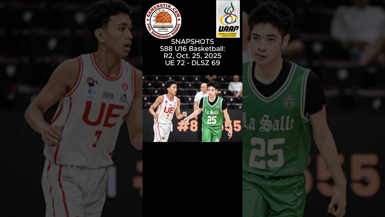 Snapshots: U16 Basketball - UE 72 - DLSU 69