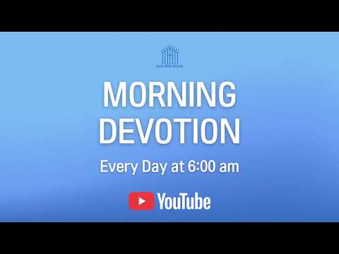 Morning Devotion: Lecture Series on the Book of Genesis Ep 05 by Senior Pastor Benjamin KO