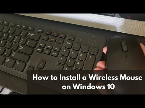 How to Install a Wireless Optical Mouse on a Windows 10 Computer