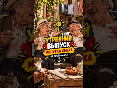 ☕ Таки доброе утро! Свежий одесский кофе и порция юмора #odessamama26 #одесса #юмор