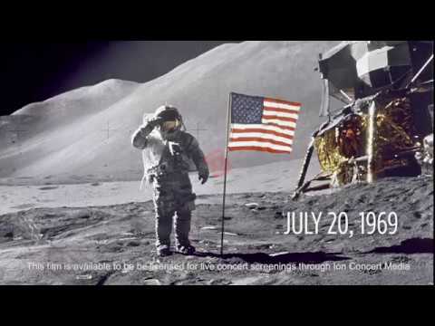 Visuals for Footprints on the Moon by Michael Story