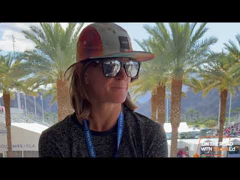 Irina Tereschenko talks Pickleball to SportsEdTV (Sophie Chiche)