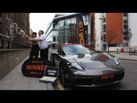 Winner! Week 39 2016 - Porsche 718 Boxster plus £10,000! (September 26th - October 2nd)