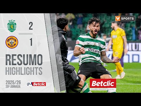 Resumo: Sporting 2-1 Nacional (Liga 25/26 #20)