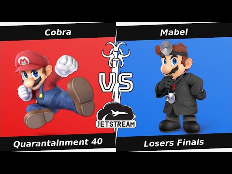 Quarantainment 40 Losers Finals - Cobra (Mario) Vs. Mabel (Dr. Mario) Smash Ultimate - SSBU