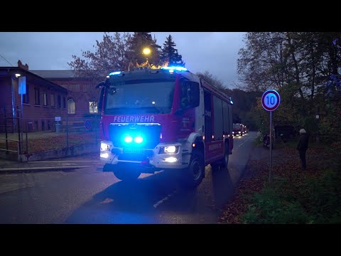 [Brand auf Schachtanlage Asse II] Alarmfahrt HLF20 OF Schöppenstedt zur Alarmübung auf Schachtanalge
