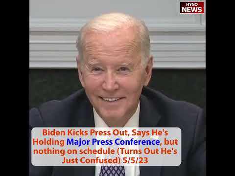 Biden Kicks Press Out, Says He's Holding Major Press Conference, But Turns Out He's Just Confused