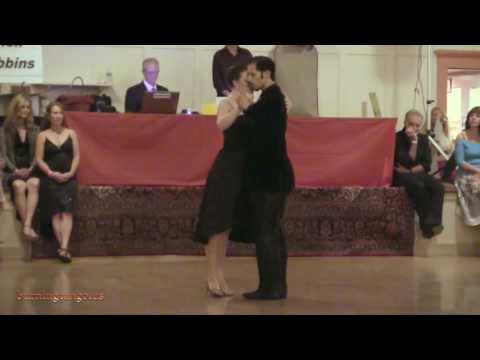 Nicholas Tapia & Stephanie Berg, USA Salon Tango Champions perform at 2016 Burning Tango Festival