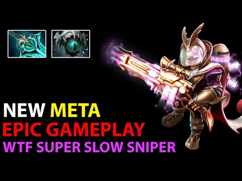 First Item Disperser + Skadi — New Meta 7.33 Super Slow Sniper Epic Gameplay — Topson Dota2