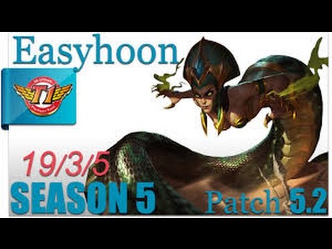 SKT Easyhoon Cassiopeia Mid vs Malzahar - Challenger LOL Korea SoloQ