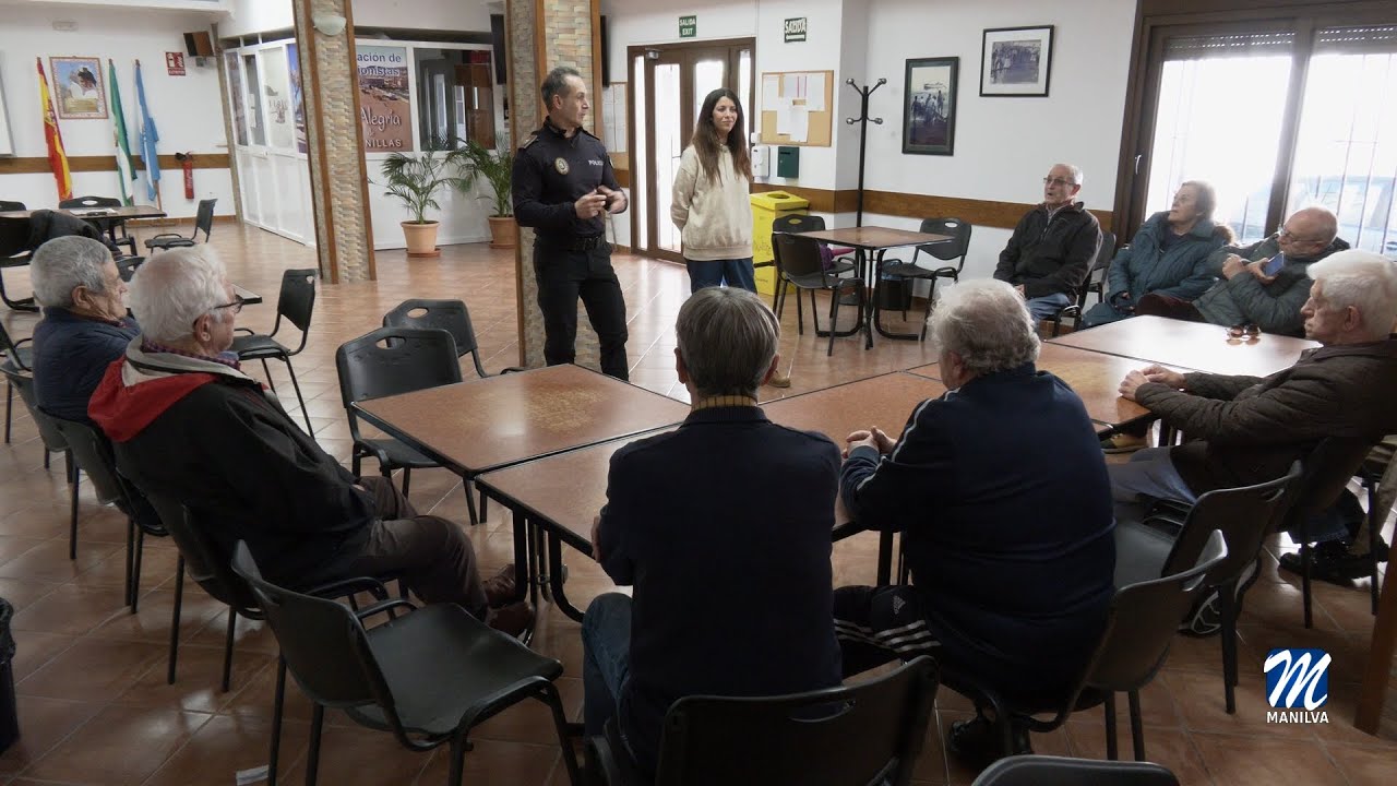 Educación vial en el hogar del pensionista en Sabinillas