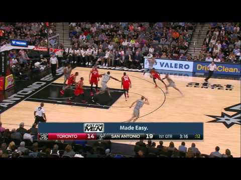 Jonas Valanciunas blocks LaMarcus Aldridge  (02/04/2016)