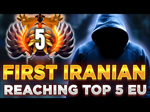 WHO IS THIS GUY?! FIRST IRANIAN to reach TOP 5 Rank - Rising Star Mid Player Dota 2