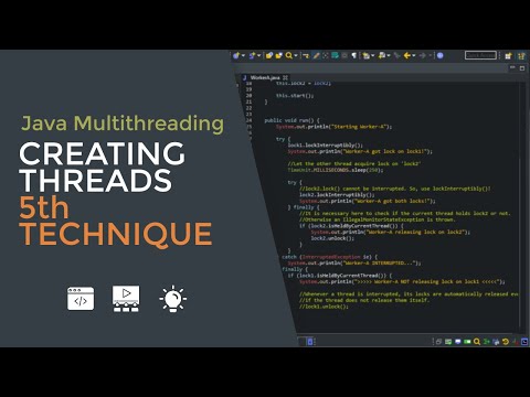 Java Multithreading 07 Creating Threads Using Threads Api 5th Technique