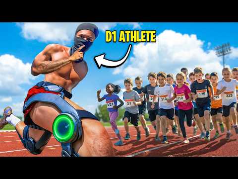 Ich habe mich in einen Meilenlauf für Drittklässler eingeschlichen.