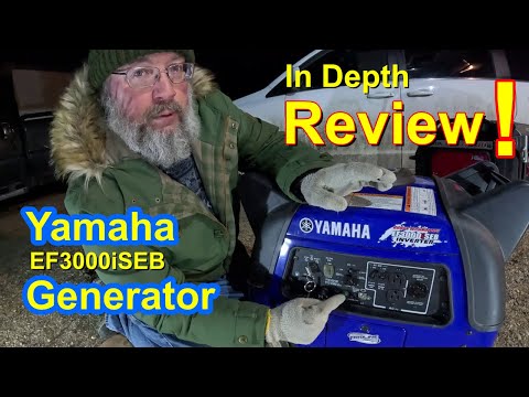 Yamaha EF3000iSEB Inverter Generator - In Depth Product Review + Battery Replacement + Extras