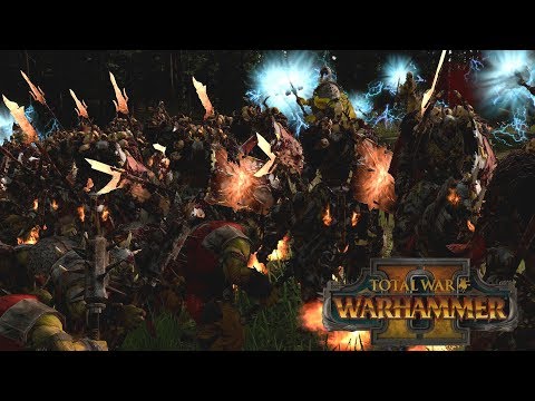 Shock and Awe - Chaos vs Greenskins // Total War: Warhammer II Online Battle