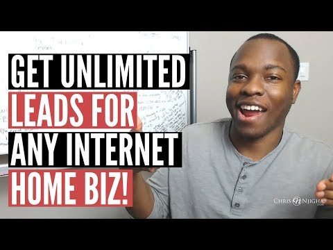 Get More Leads! How to Generate Unlimited Leads For ANY Internet Home Business in the Next 30 Days! Video
