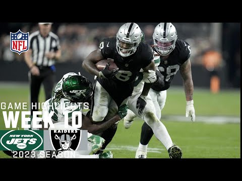 New York Jets vs. Las Vegas Raiders | 2023 Week 10 Game Highlights