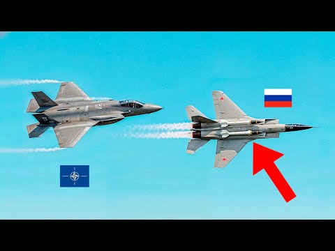 This Russian MiG-31 Challenged the F-35 in NATO Zone — HUGE MISTAKE