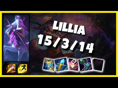 Lillia vs Graves EU Challenger JUNGLE (15/3/14) Gameplay Replay - Patch 10.23