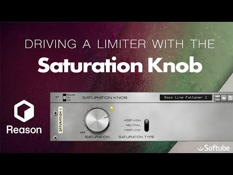 Driving A Limiter With The Saturation Knob