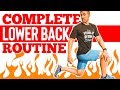 COMPLETE Lower Back Exercise Routine 🔥 Strengthen & Stretch Your Spine