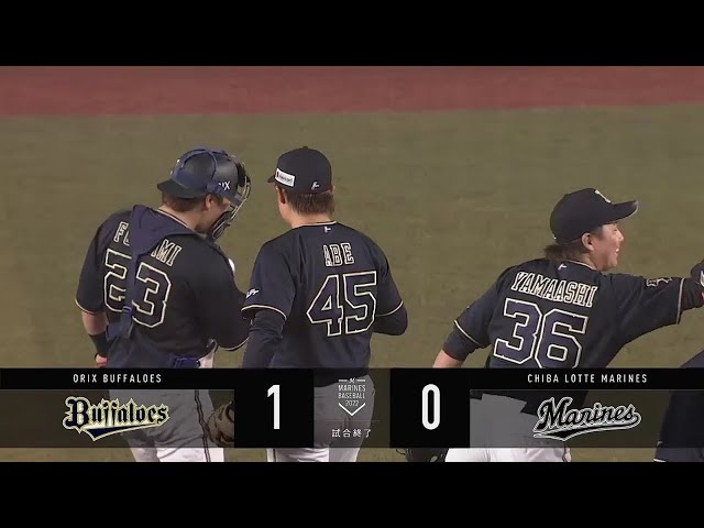 【9回裏】プロ初セーブ!! バファローズ・阿部翔太 最後は2者連続三振で試合を締める!! 2022年9月2日 千葉ロッテマリーンズ 対 オリックス・バファローズ