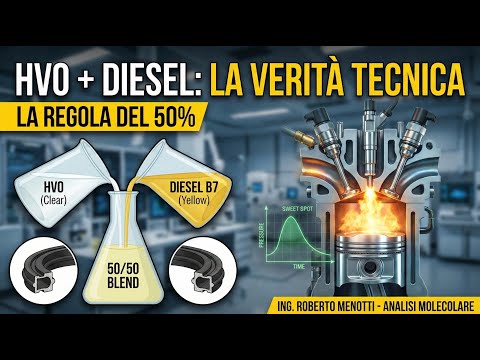 HVO + Diesel: The Technical Truth About the 50/50 Blend 🧪 Thermodynamic Analysis