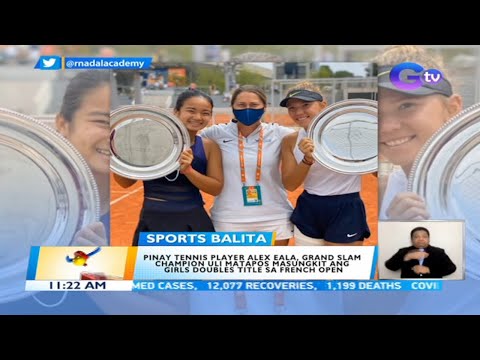 Pinay tennis player Alex Eala, grand slam champion uli matapos masungkit ang... | BT