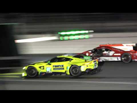 デイトナ24時間 夜間走行のプラクティスの様子を捉えたダイジェスト動画