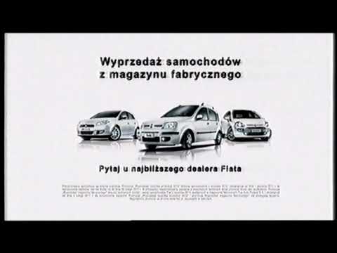 Reklama Fiat Panda, Punto, Bravo Wyprzedaż Rocznika 2010 2011 Polska