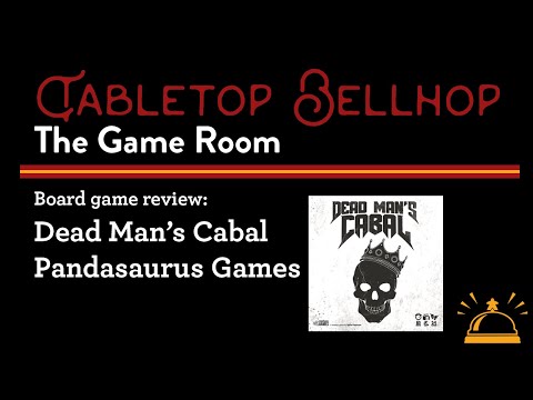 Dead Man's Cabal Review, an action selection board game with one of the most unique themes ever.