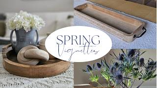 New Spring Tray Vignette Ideas | Styling 5 Different Trays